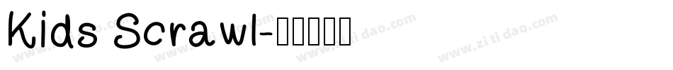 Kids Scrawl字体转换